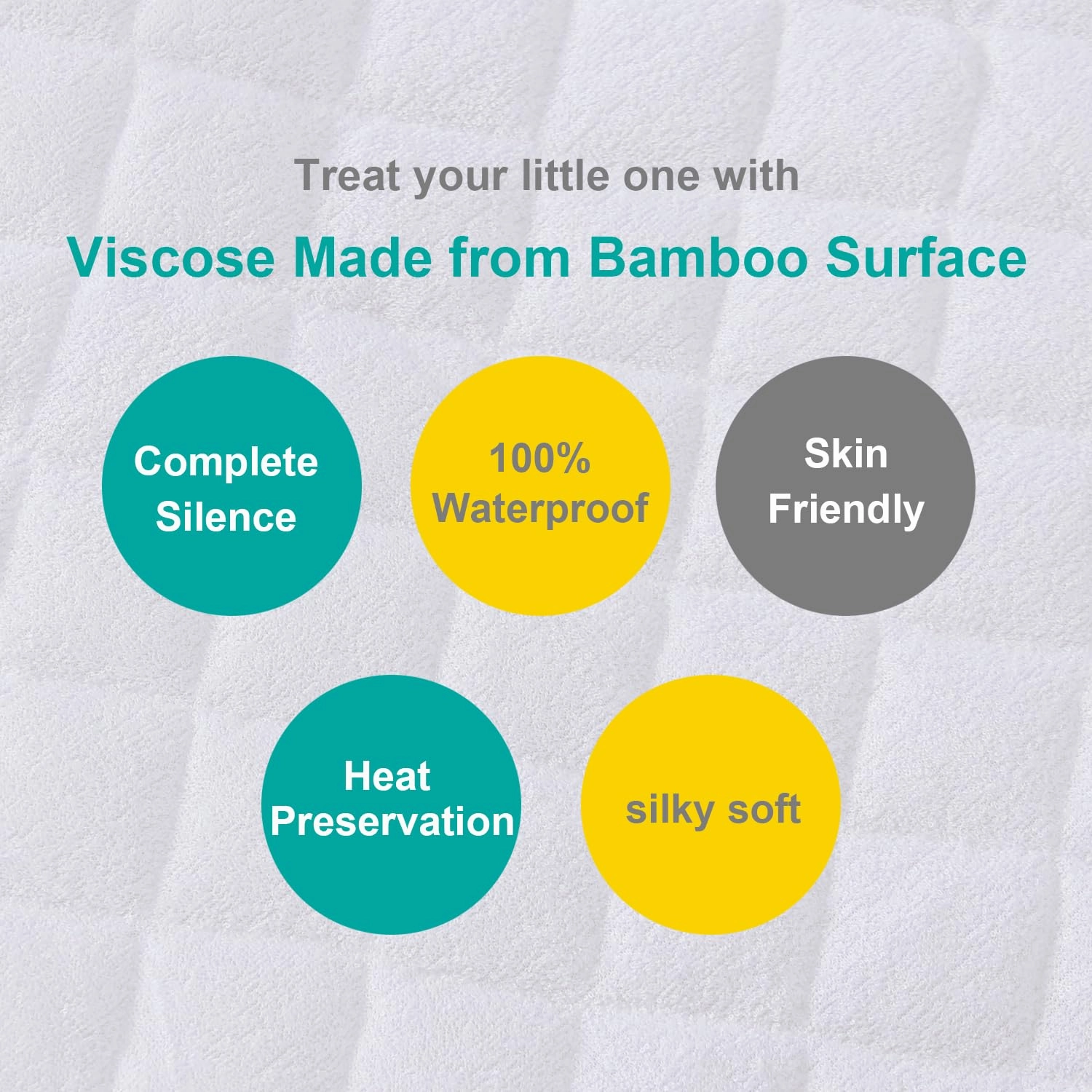 Bassinet Mattress Protector Fits 12" x 27" Moses Basket and Silver Cross Stroller Bassinet Mattress, Ultra Soft Waterproof and Breathable, Viscose Made from Bamboo Surface, 2 Pack, Washer & Dryer