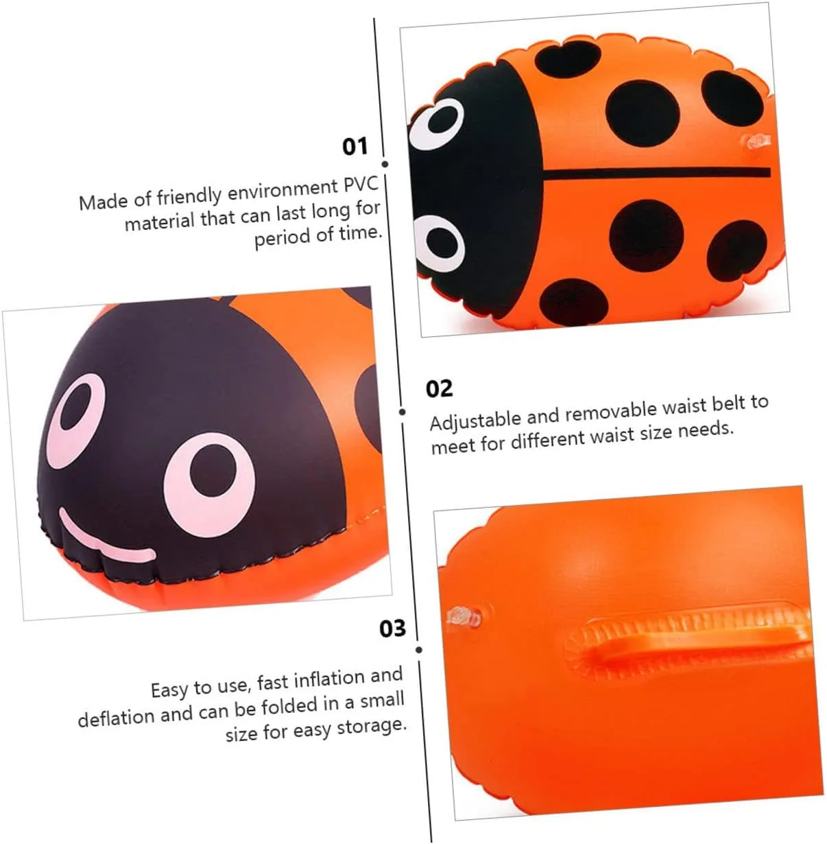 BESPORTBLE Buoy Inflatable Float Floats for Swimming Pool Sea Swimming Buoy Foam Pull Buoy Swimming Tow Float