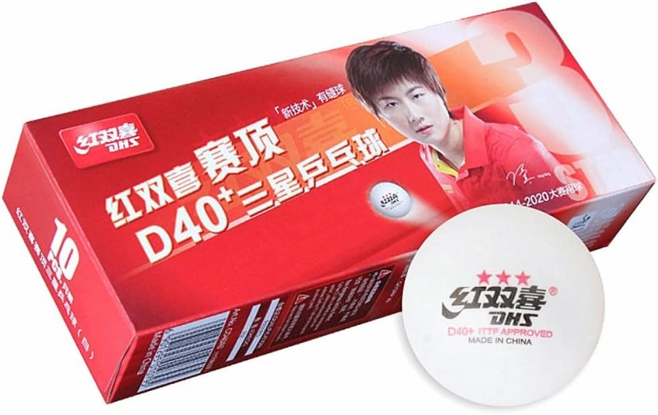 BestParts DHS 3-Star Table Tennis Ball ABS D40 ,Table Tennis Ball of World Championship Official,ITTF Approved,10 Balls/Box,