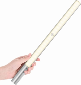 BLS LED Closet Light Battery Operated, T402 Super Bright Wireless Under Cabinet Lighting | Motion Sensor Light | Large 4500mAh Rechargeable Battery Powered | 4000K Daylight White | 180 Days Run Time