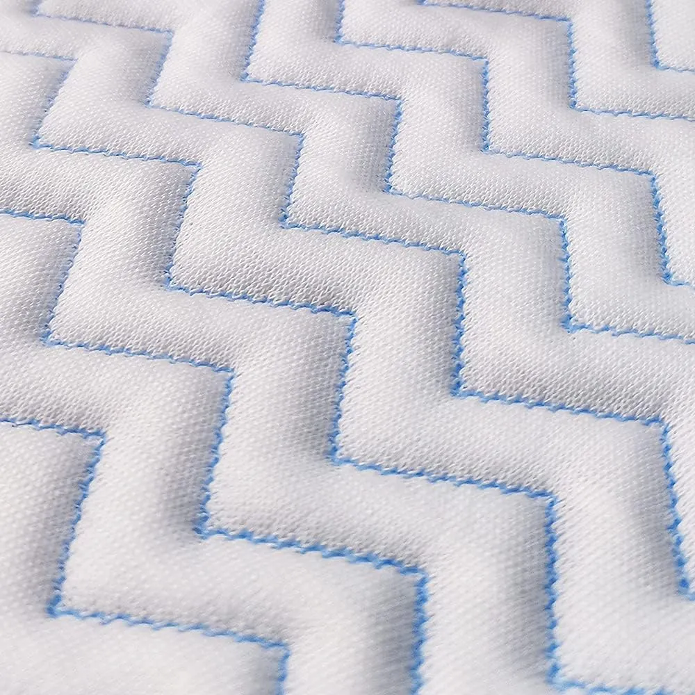 BlueSnail Ultra Soft and Absorbt Quilted Waterproof Changing Pad Liner 3pk (blue)