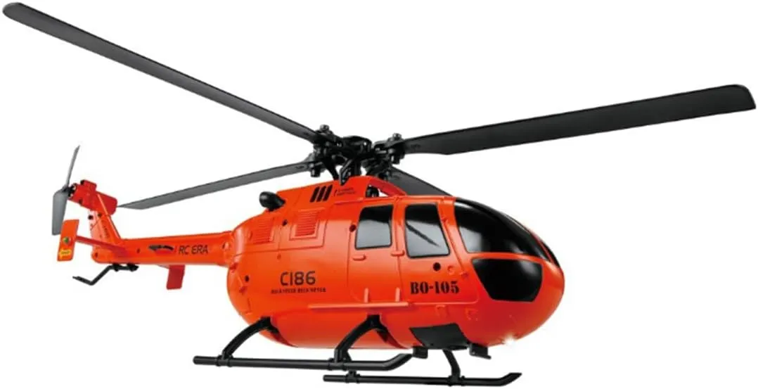BO105 Armed RC Helicopter for Adults, 2.4G 4CH RC Military Helicopter with Altitude Hold & 6-Axis Gyro - RTF