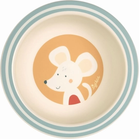 Bowl Mouse rPET "4 Friends" Yellow, One Size