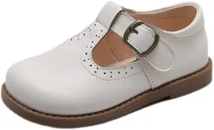 Boys Pu Shoes Vintage Girls Academy Wind Small Single Shoes