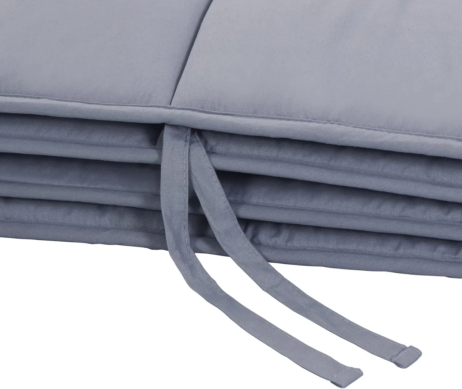 Breathable and Soft 4 in 1 Cushion, Four-Piece Thickened Anti-Collision Pad for Side (Gray)
