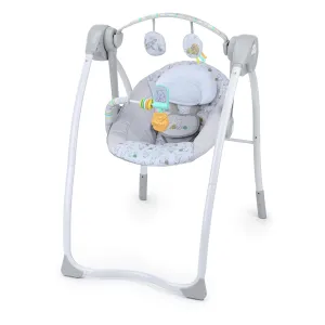 Bright Starts Disney Baby Winnie The Pooh Milestone Swing, Classic Pals, Foldable Design with Toys & Melodies, Unisex, Newborn  (6 20 lbs)