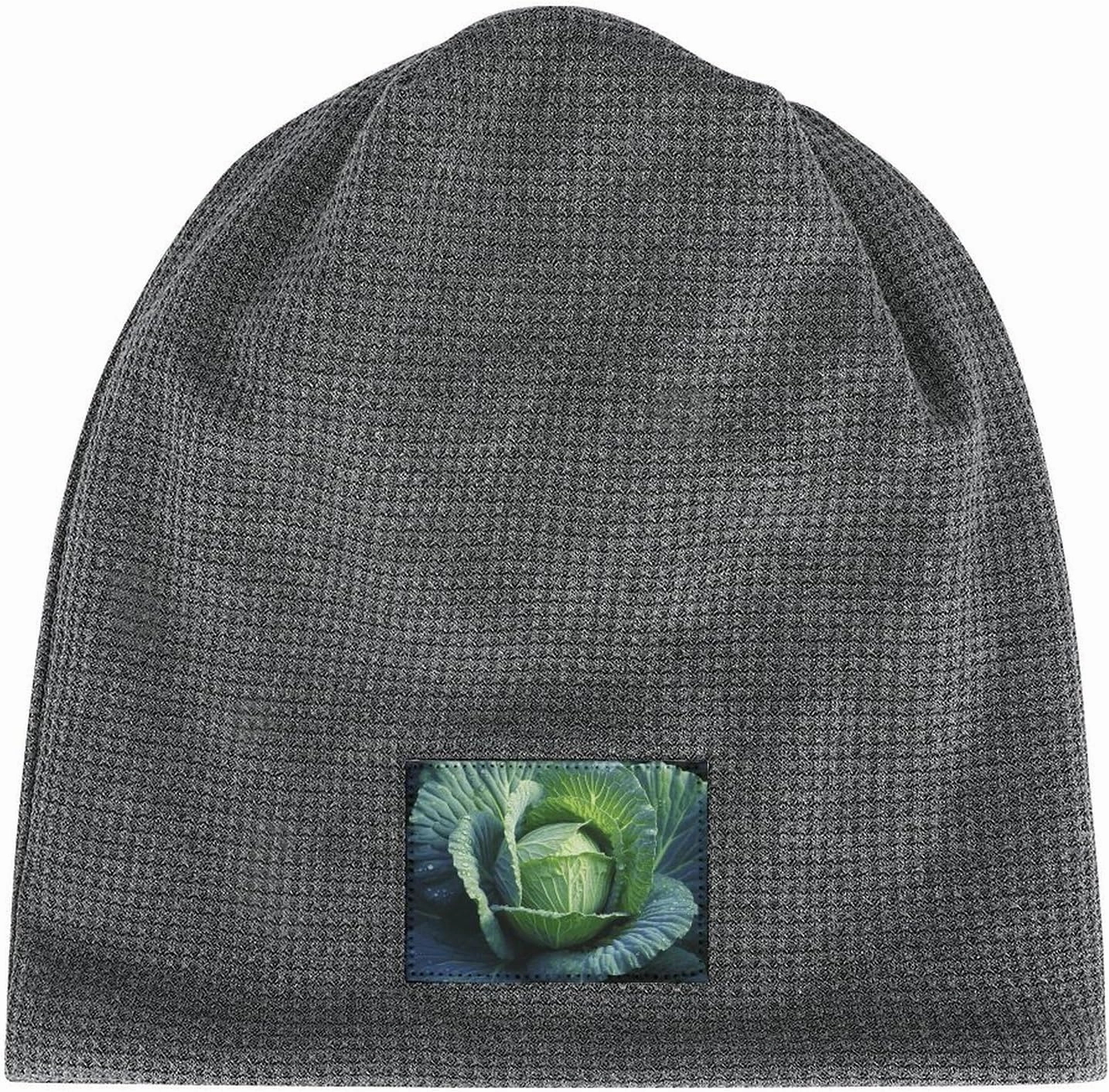 Bright Cabbage Unisex Winter Hat Soft Warm Cuffed Beanie Hat Slouchy Skull Cap for Women Men Fall Winter
