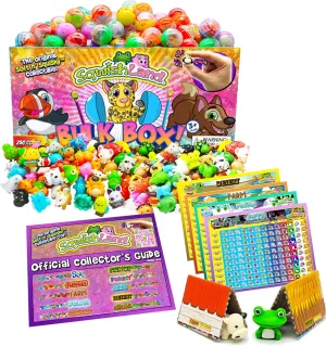 Bulk Box (250 Capsules) -Series 6: Mini Capsule Squishy Animal Toys | Perfect Party Favors, Pencil Toppers, Classroom Prizes, Collectible Toys for Kids