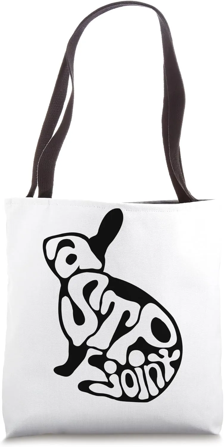 bunny silhouette Tote Bag