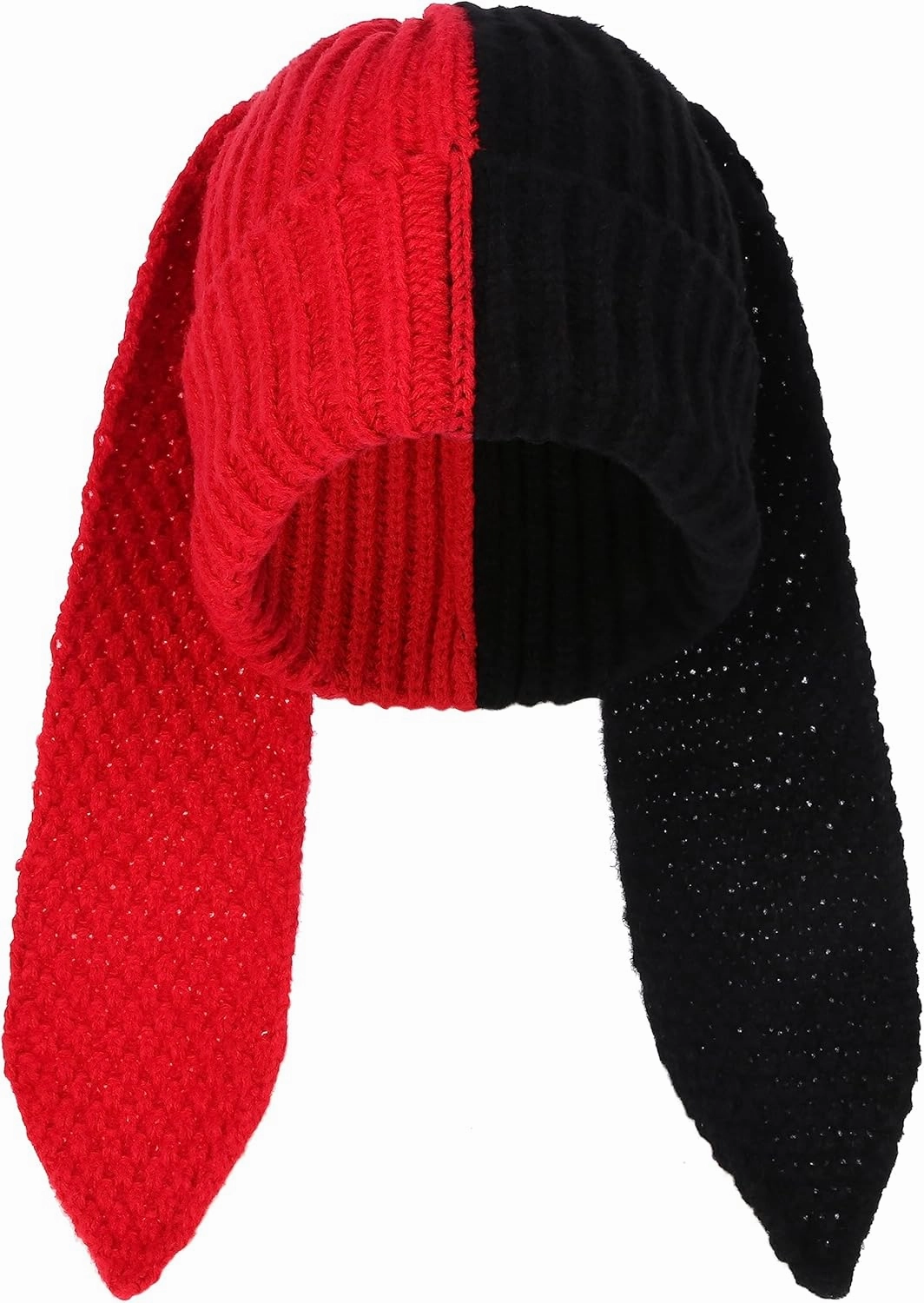Bunny Beanie Hats for Women Cute Rabbit Beanie Crochet Hats Winter Cap Warm Skull Cap Outdoor Ski Slouchy