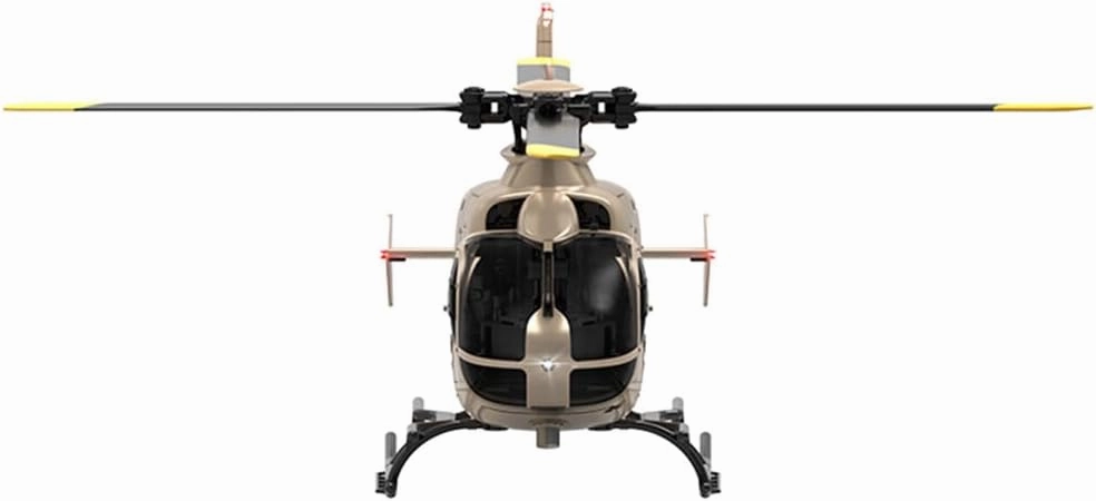 C123 EC135 RC Helicopter with Gyro Stabilized, 1/36 Scale 6CH Single-Rotor RC Helicopter with Altitude Hold & Optical Flow Positioning - RTF