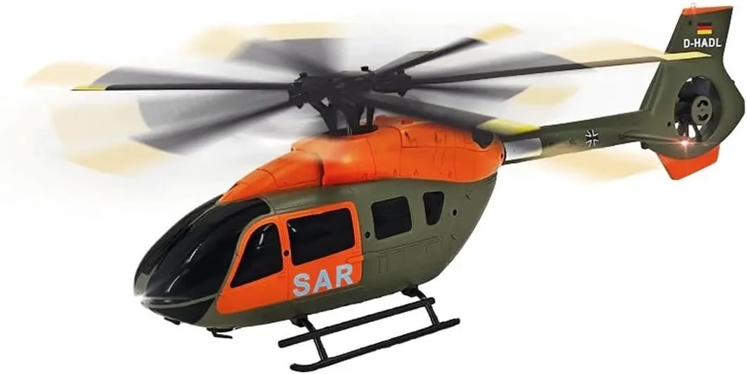 C190 H145 RC Helicopter with 6 axis Gyro, 1:30 Scale 2.4G 6CH Flying Aircraft Model Optical Flow Positioning, RC Military Helicopter Gift for Adults (1 Battery)
