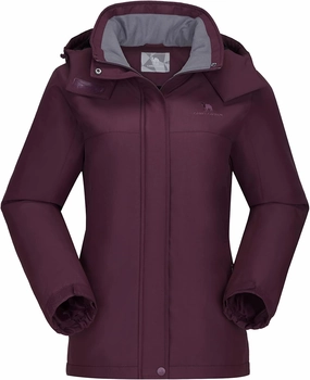 CAMEL CROWN Women's Ski Jacket Winter Snow Coat Warm Fleece Mountain Waterproof Female Jacket Snowboarding jackets