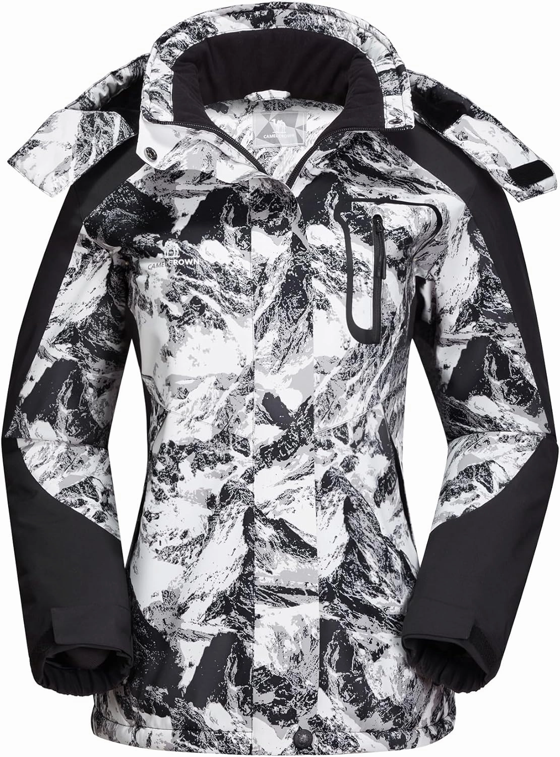 CAMEL CROWN Women's Ski Jacket Winter Snow Coat Warm Fleece Mountain Waterproof Female Jacket Snowboarding jackets