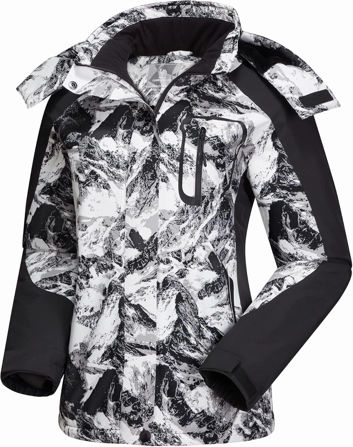 CAMEL CROWN Women's Ski Jacket Winter Snow Coat Warm Fleece Mountain Waterproof Female Jacket Snowboarding jackets