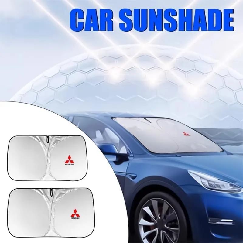 Car Windshield Sunshade for Mitsubishi Colt 2023-2023, Block UV Rays Sun Visor Protector, Front Window Sunshades, Windscreen Sunshade,B 145CM