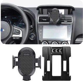 Car Phone Holder Fits for Subaru Forester 2014-2018 Accessories,Thick Cases Friendly,Cell Phone Mount for 4.7-7 in Phones,360 Degree Rotation,Easy to Install