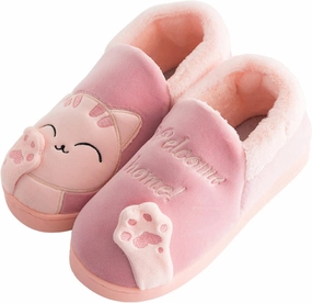 Cat slippers Cartoon animal slippers Women slippers Men slippers Winter slippers Plush slippers home shoes Warm slippers Soft comfortable Cotton shoes