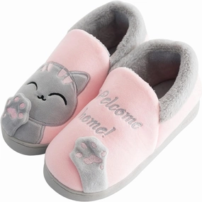 Cat slippers Cartoon animal slippers Women slippers Men slippers Winter slippers Plush slippers home shoes Warm slippers Soft comfortable Cotton shoes