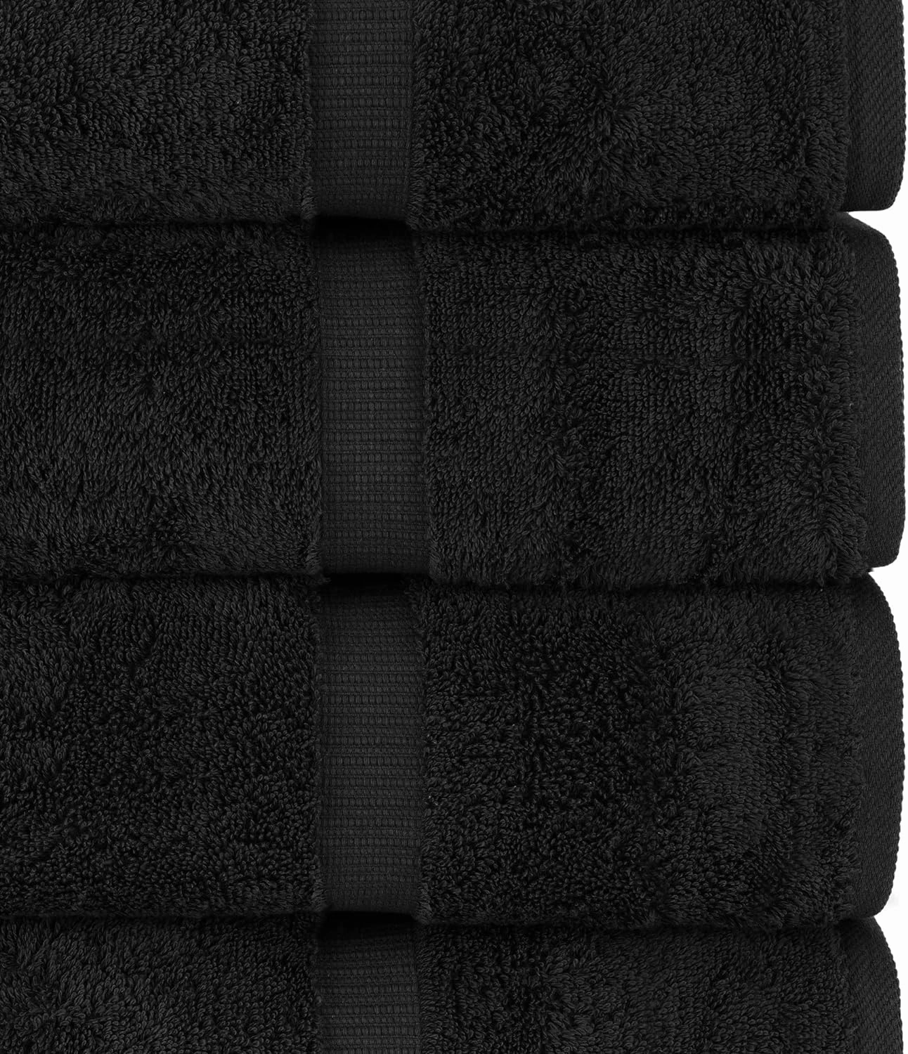 Chakir Turkish Linens, 100% Cotton Premium Quality Turkish Bath Sheets (35''x70'' Large Bath Sheet Towels - Black)