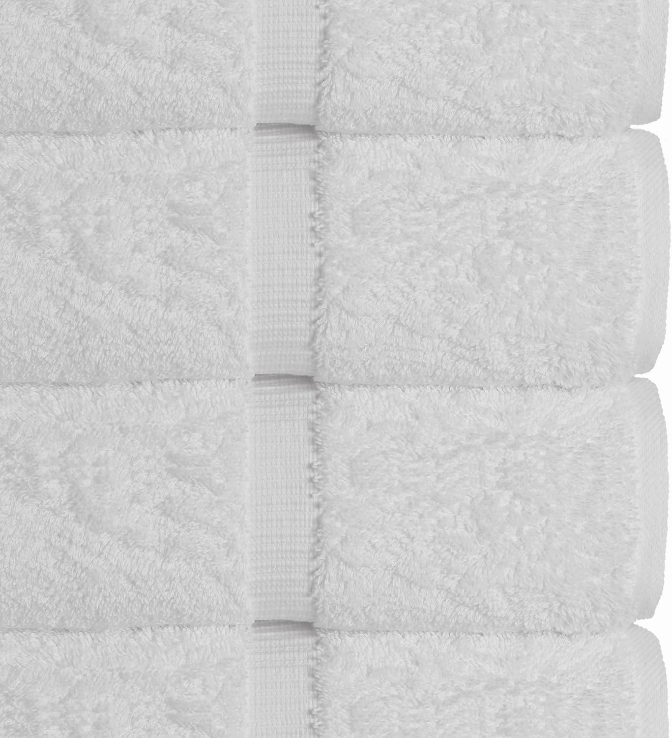 Chakir Turkish Linens | Hotel & Spa Quality 100% Cotton Premium Turkish Towels | Soft & Absorbent (4-Piece Bath Towels, White)