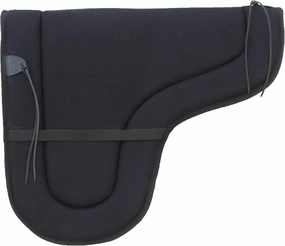 CHALLENGER Australian Wool Shaped Trail Rider Comfort Horse Saddle Pad Black 109SP535