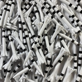 Champ 2-3/4" My Hite FLYtee Stripe Golf Tee, 100 Count