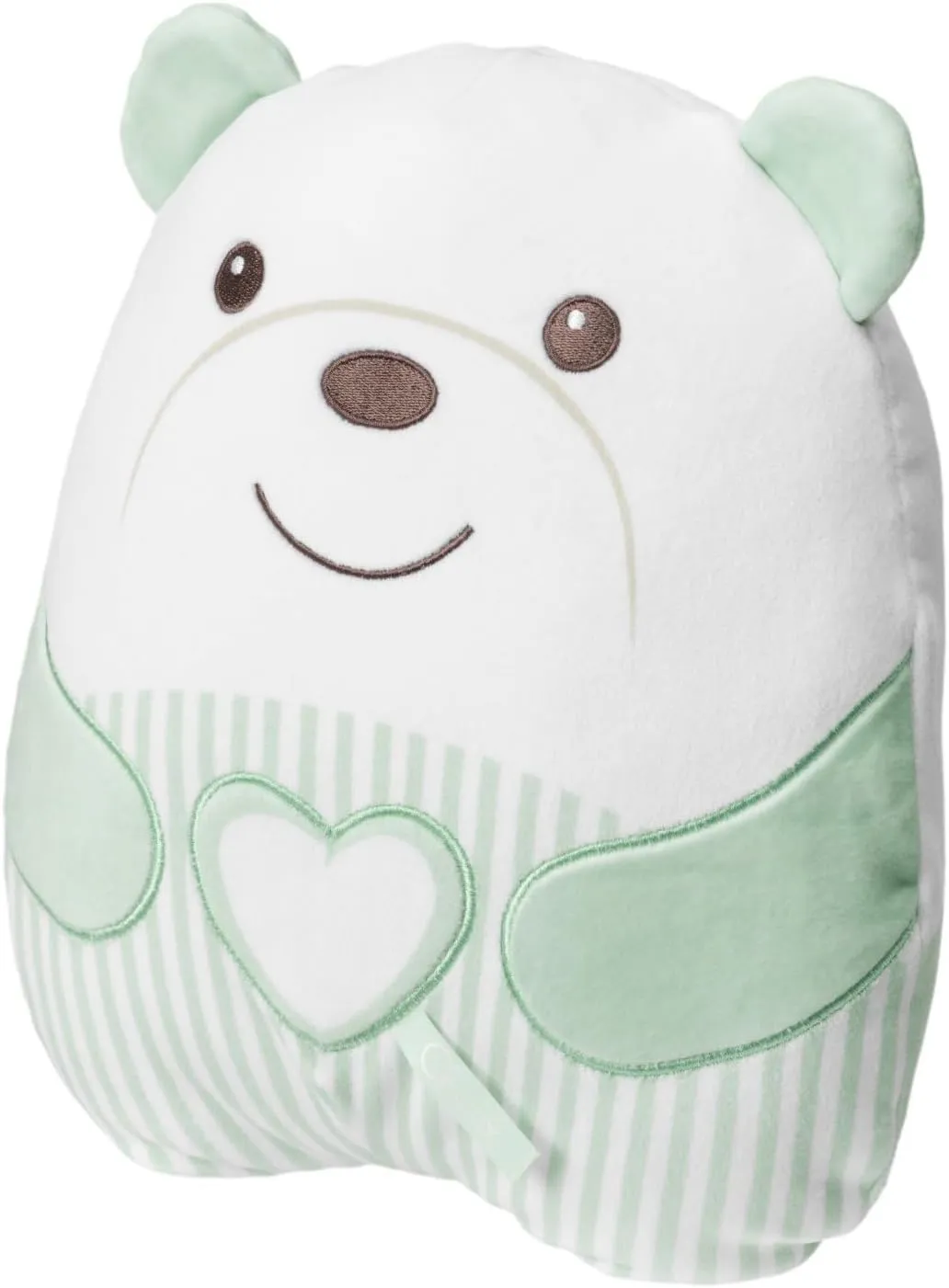 Chicco Cuddly Teddy Bear, Soft Electronic Plush for Children, Soft Stuffing, 20 Minutes Relaxing and Meditative Music, Soft Light, Machine Washable, 0 Months, Green