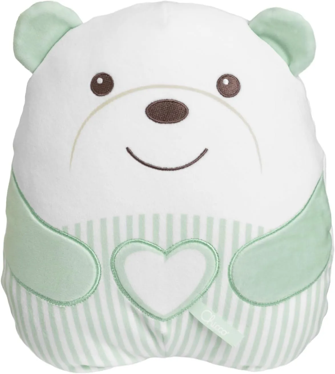 Chicco Cuddly Teddy Bear, Soft Electronic Plush for Children, Soft Stuffing, 20 Minutes Relaxing and Meditative Music, Soft Light, Machine Washable, 0 Months, Green