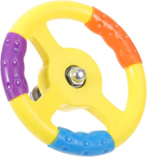 CHILDWEET Toy Steering Wheel for Boy Girl Plastic Replacement Accessory Bright Colors for Bumper Cars and Other Boy Girl Vehicles