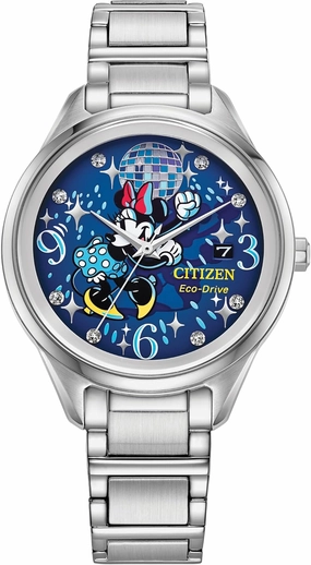 Citizen Women's Dancing Minnie Mouse Eco-Drive Watch