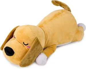CLOVERCAT Weighted Dog Plush Stuffed Animal, Throw Pillow for Kids, Cuddle Pillow, Cute Plushies, Kids Toy, Soft, Warm & Comfortable