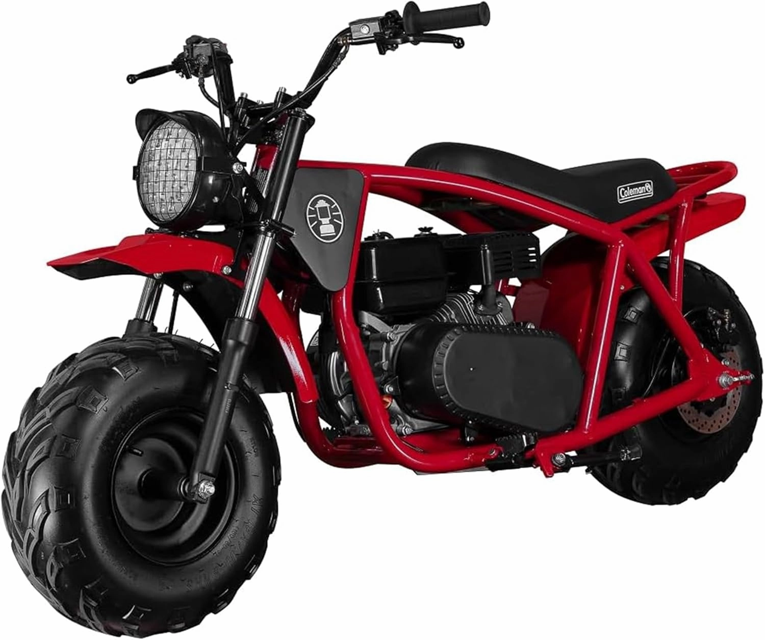 Coleman Powersports B200 196cc Gas Powered Minibike for Kids and Adults, 1-Cylinder, 4-Stroke, 30 Mph, 200 lbs Maximum Load, Ideal for Off-Road and Trail Riding