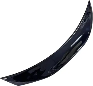 Compatible For Mazda MX5 Miata ND RF LMS Style FRP Fiber Glass Unpainted Duckbill Spoiler Trunk Wing Lip Racing Accessories Tuning Trim(FRP bright black)