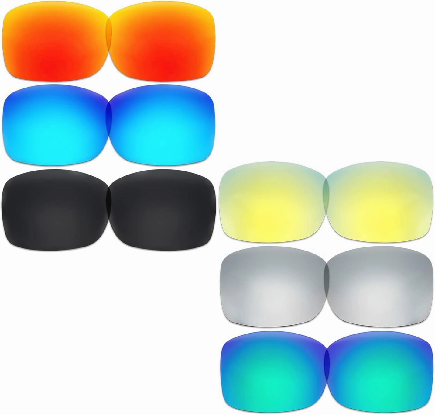Compatible/Replacement Lenses for Oakley Jupiter Squared with 6 Color
