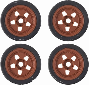 Compatible with Arrma for Infraction for Felony for ZD for Racing 4Pcs 100X43mm Wheel Tires Tyre 17Mm Hex 1/7 RC Car Upgrade Replacement RC Wheel Tires