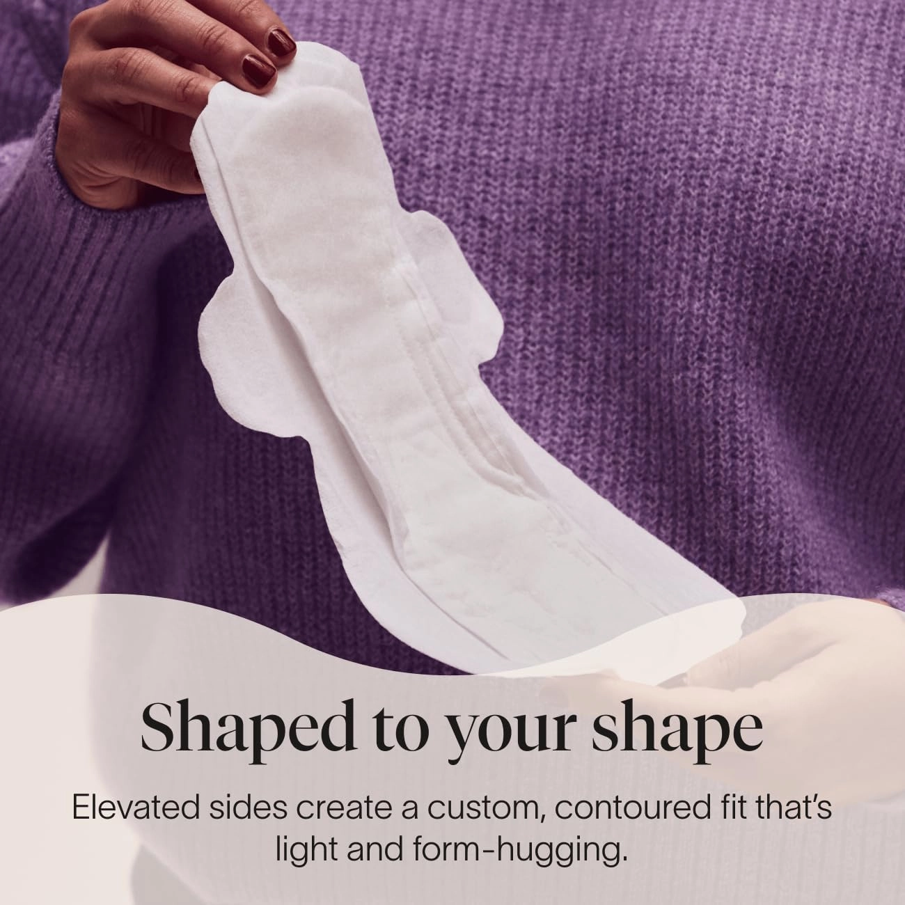 Cora Made-to-Move Regular Pads with Wings, Organic Cotton Topsheet Ultra Thin Feminine Care Pads for Women, Soft, Comfortable & Breathable Menstrual Pad, Super Absorbency, Unscented, 34 Count