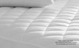 Cotton Mattress Pad (Twin)