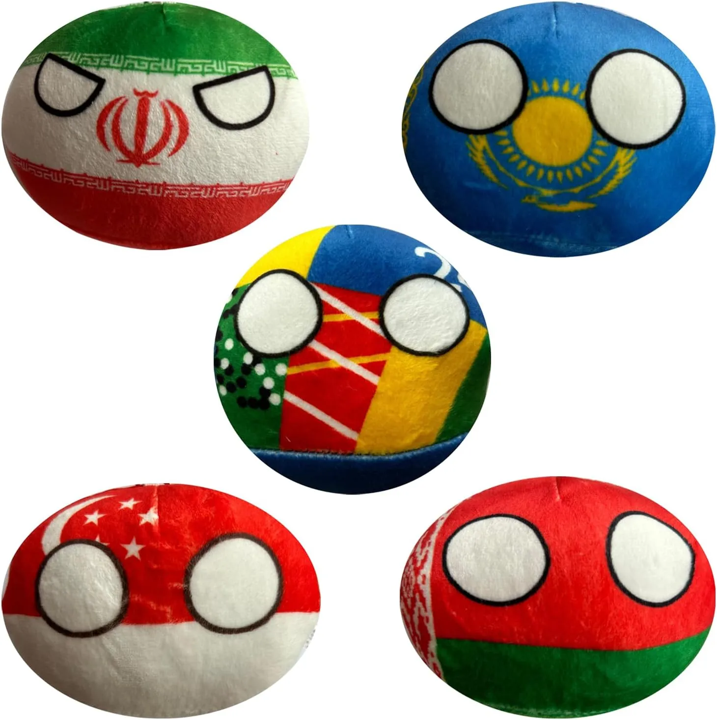 Countryballs Plushies Country Ball Plushies Small Plushies Polandball for Children and Adult Gifts （4in）, Medium
