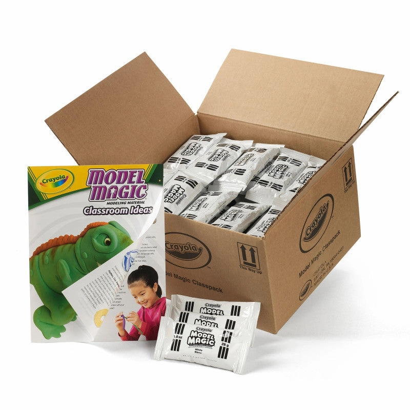 Crayola Model Magic Classpack, 75 Count, White (BIN23-6001)
