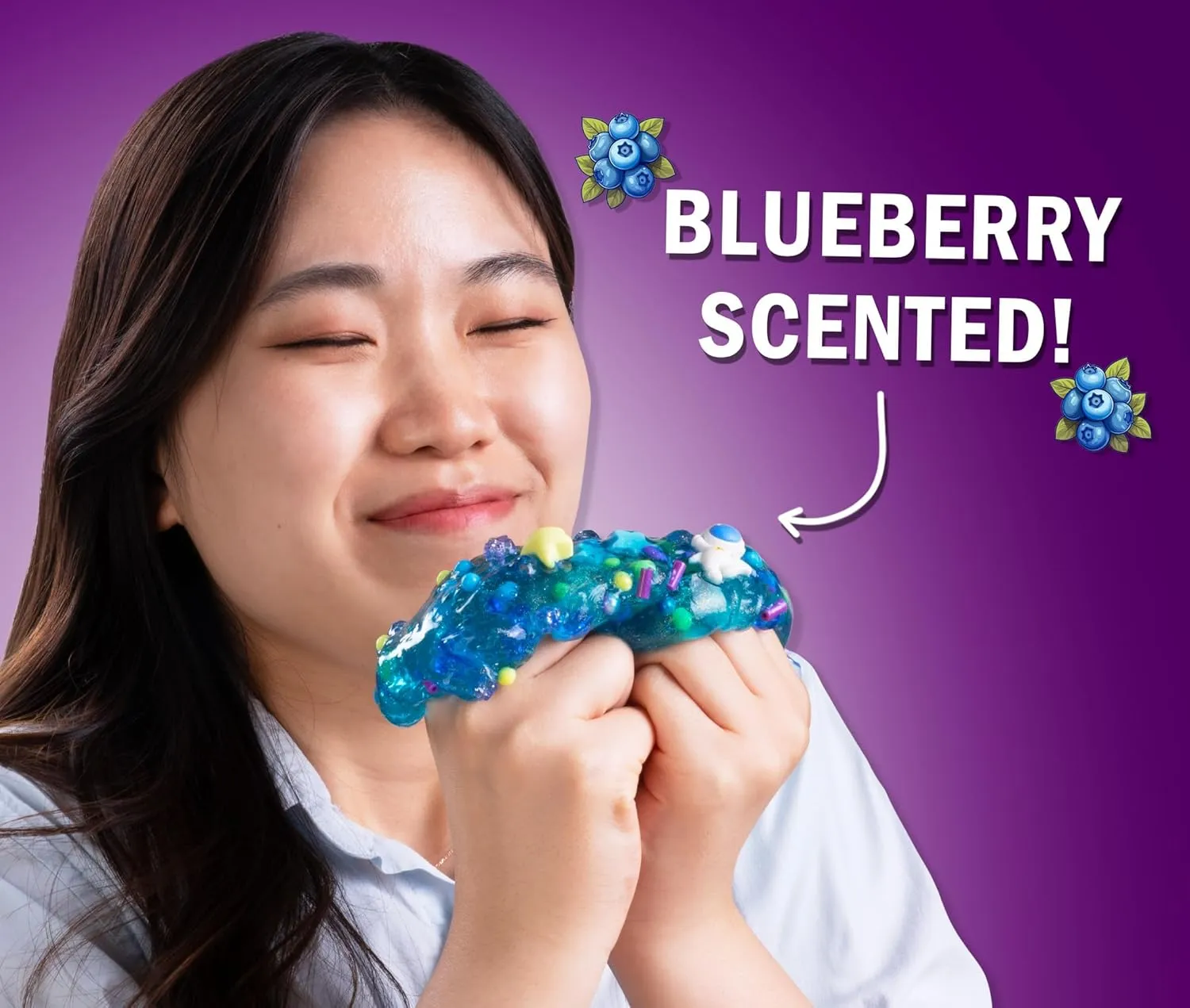 Crazy Aaron's Slime Charmers® - Cosmic Matter - Blue Water Slime, Sensory Toys for Kids - Creative and Endless Fun, Stress Relief Therapy, Gifts for Girls and Boys - Made in USA