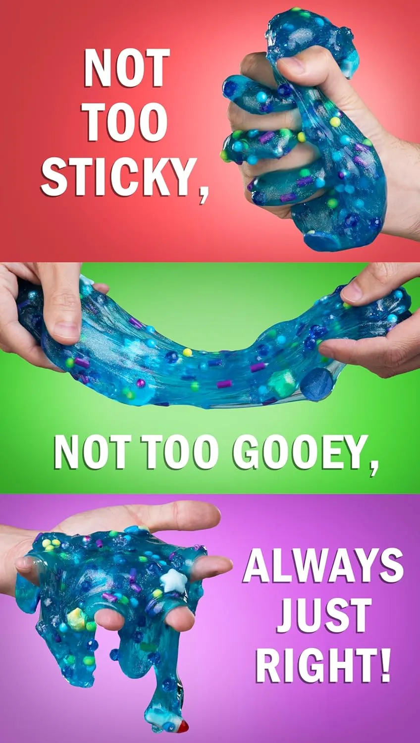 Crazy Aaron's Slime Charmers® - Cosmic Matter - Blue Water Slime, Sensory Toys for Kids - Creative and Endless Fun, Stress Relief Therapy, Gifts for Girls and Boys - Made in USA