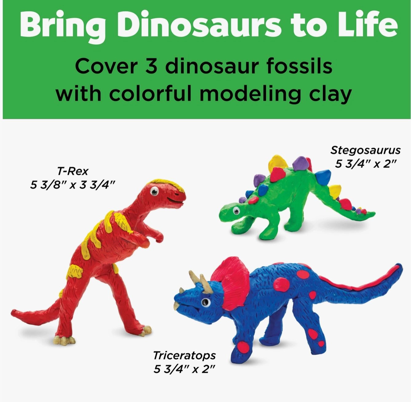 Create with Clay Dinosaurs - Diy Craft