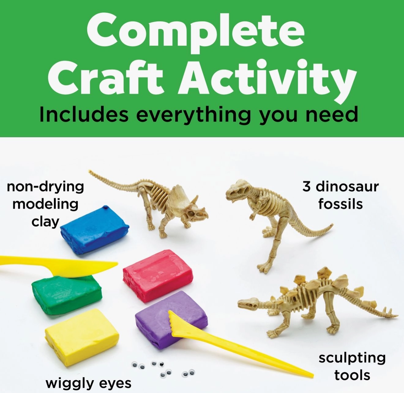 Create with Clay Dinosaurs - Diy Craft
