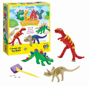 Create with Clay Dinosaurs - Diy Craft