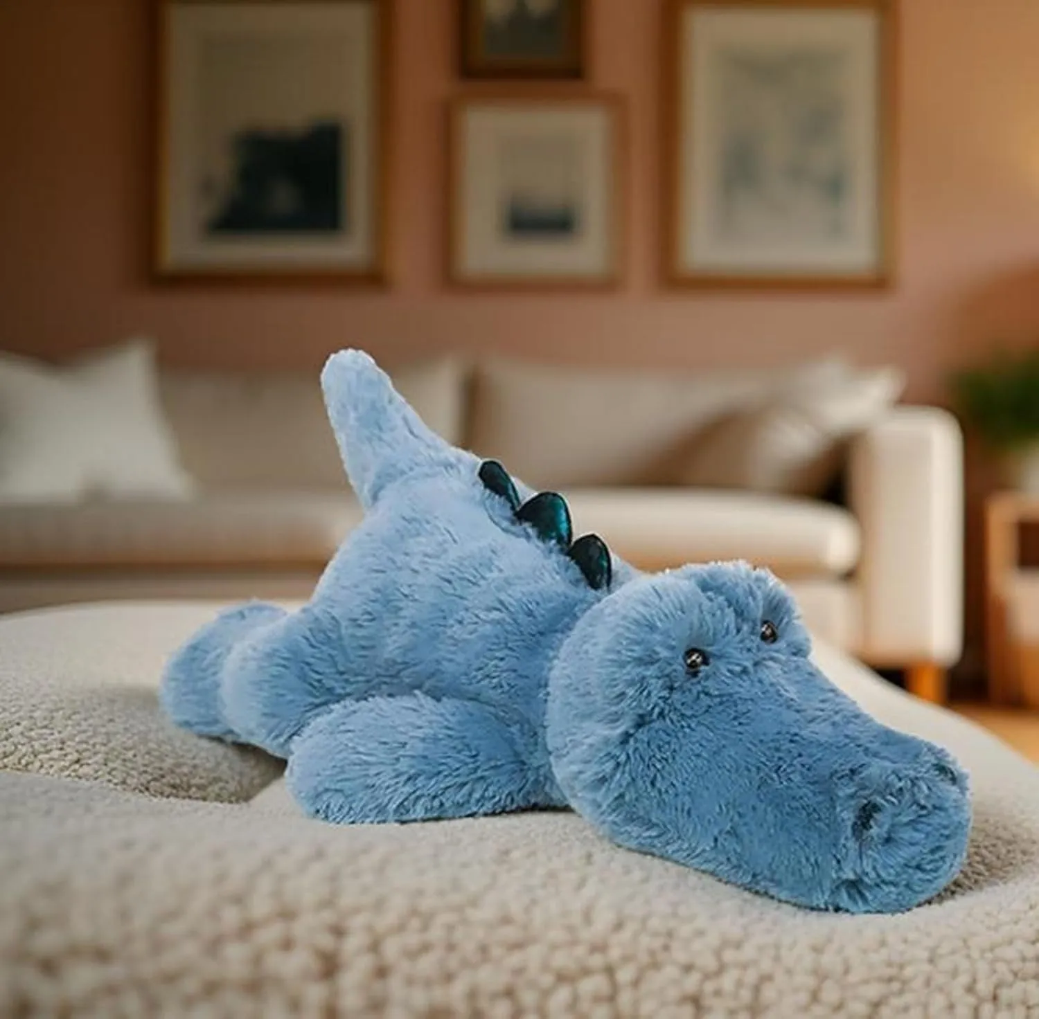 Cute Crocodile Plush Toy 18.9 Inch Soft Crocodile Stuffed Animal Plushie Kawaii Birthday Gift for Children Kids Girls Boys