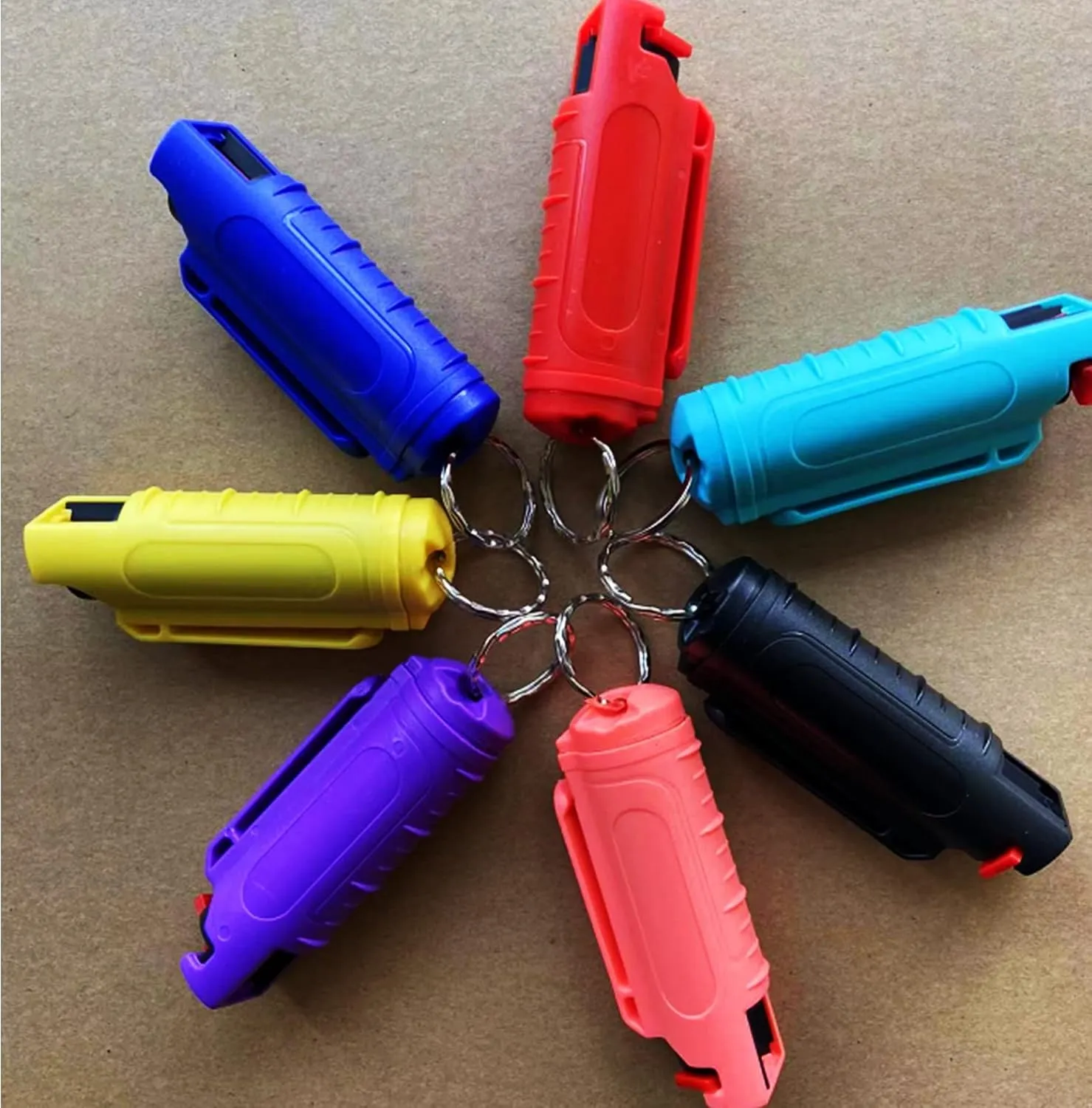 Cute Pepper Spray Maximum Strength Self Defense Keychain for Women