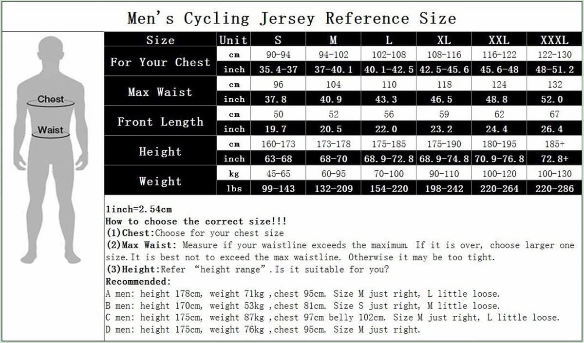 Cycling Jersey Men Full Zip Bike Shirt Racing Top Bicycle Clothing