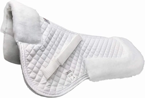 Derby Originals Fleece Lined English Half Saddle Pad