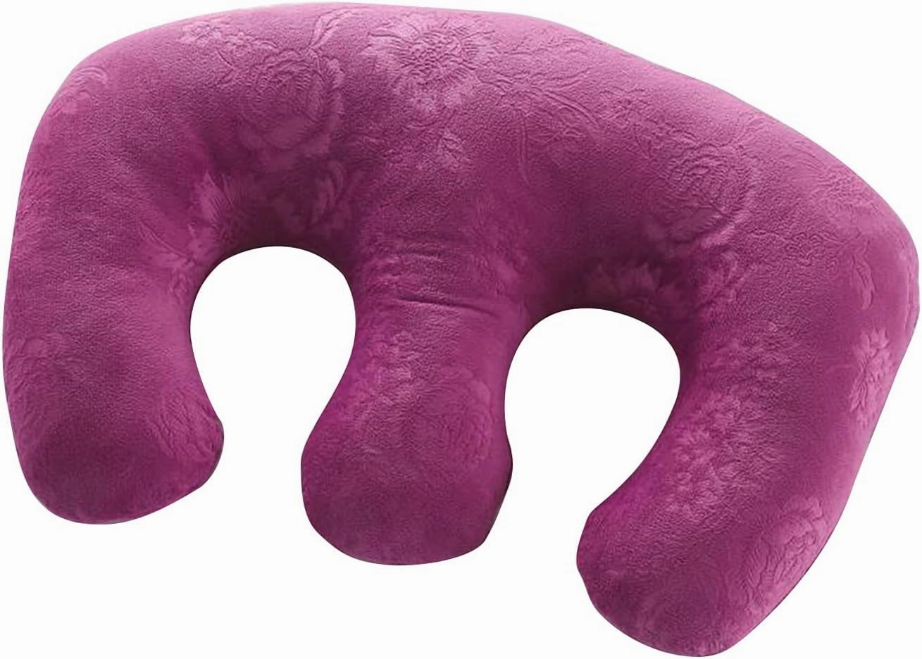 Detachable Chest Soft Pillow Support Pad Pillow Women Bolster for Spa Beauty Salon Massage Table (Pale Mauve)